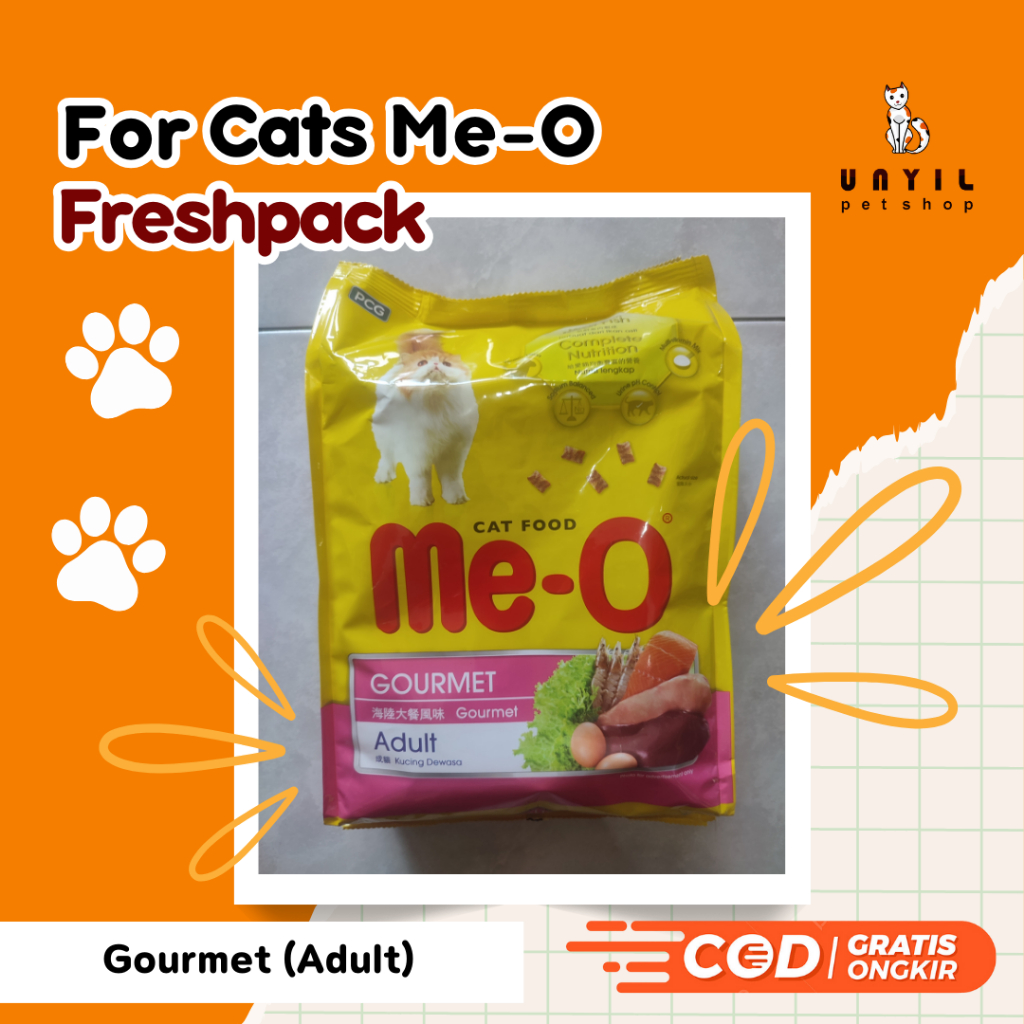 Pakan Kucing Meo Gourmet Adult 1,2kg Freshpack Murah