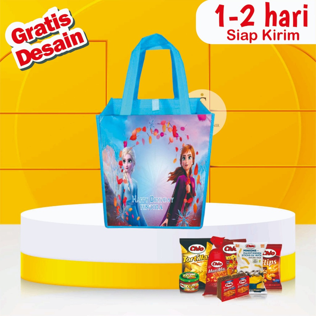 

Goodie Bag/ Tas Ultah Custom /Tas Ultah Potrait Mini /Tas Ultah Karakter