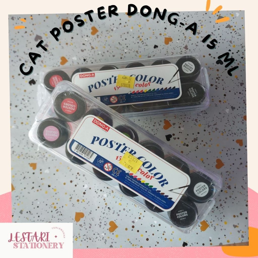 

Cat Poster Dong-a 15 ml | Cat Warna Air Dong-A | Lestari Stationery