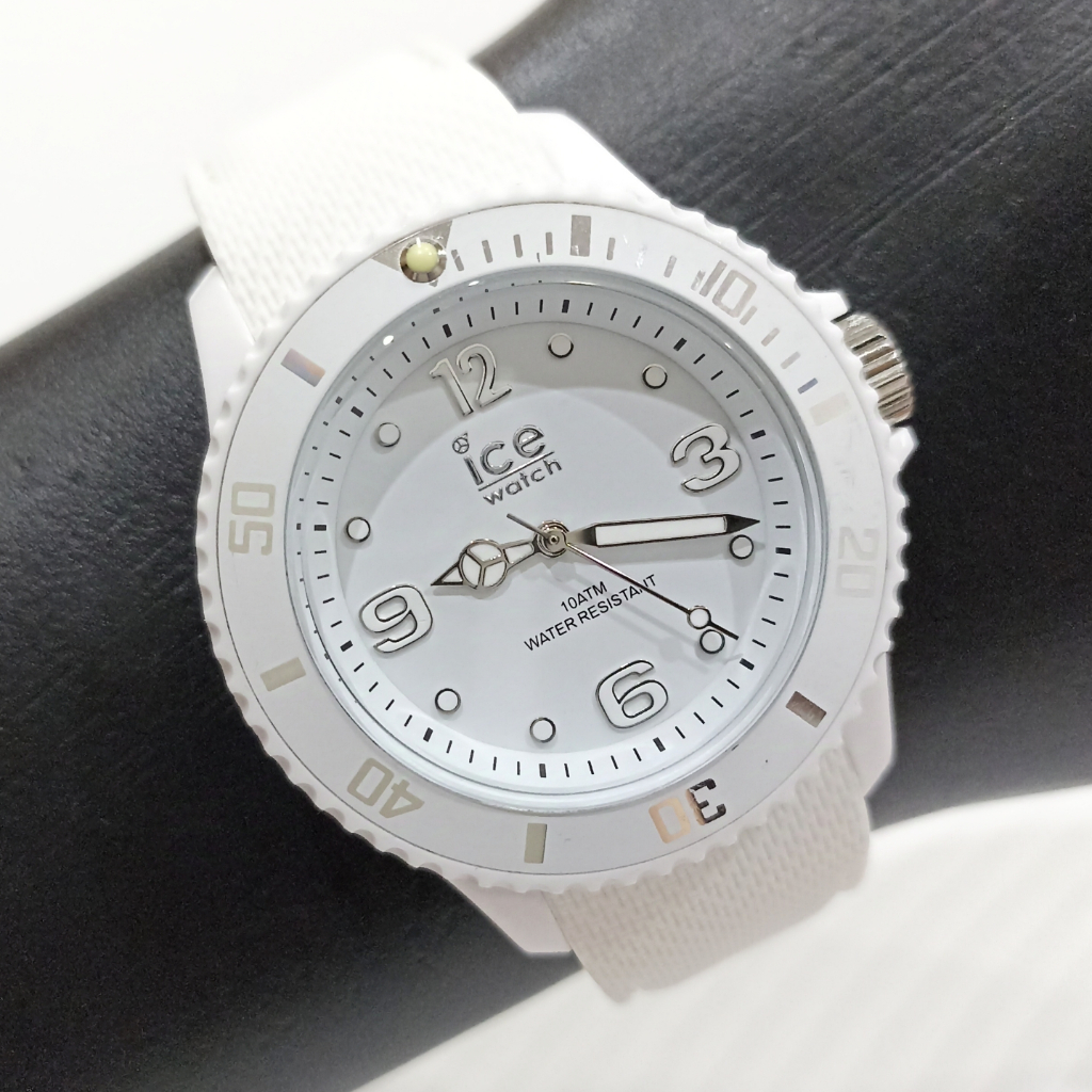 Ice Watch Ice Generation White Forever Quartz Watch Jam Tangan Fashion Putih Original Bekas Second