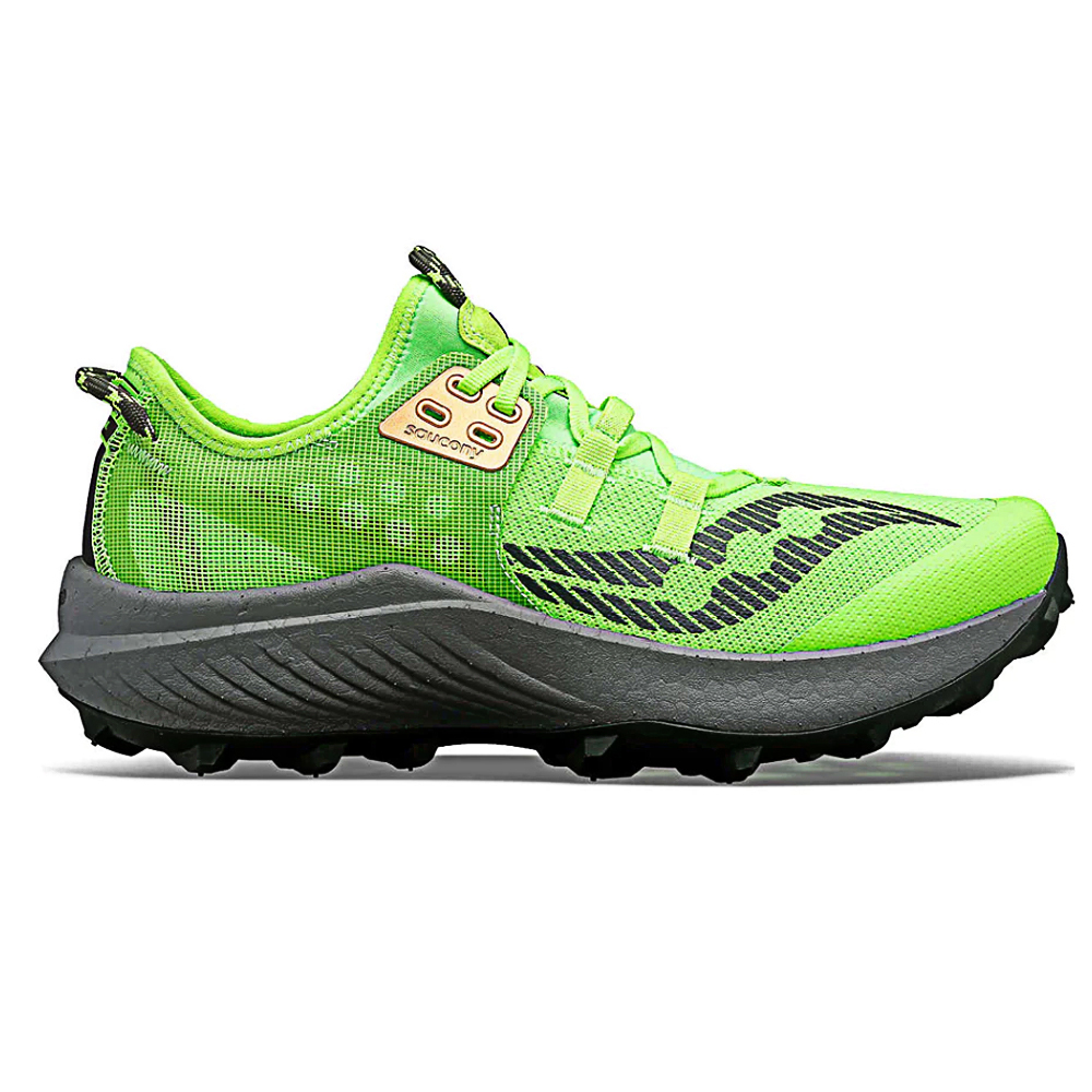 SAUCONY Endorphin Rift Men Slime Umbra - Sepatu Olahraga Lari Trail Running