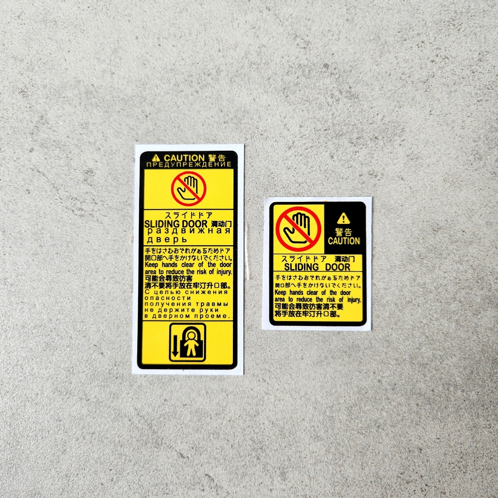 Stiker Sticker Mobil JDM Sliding Door