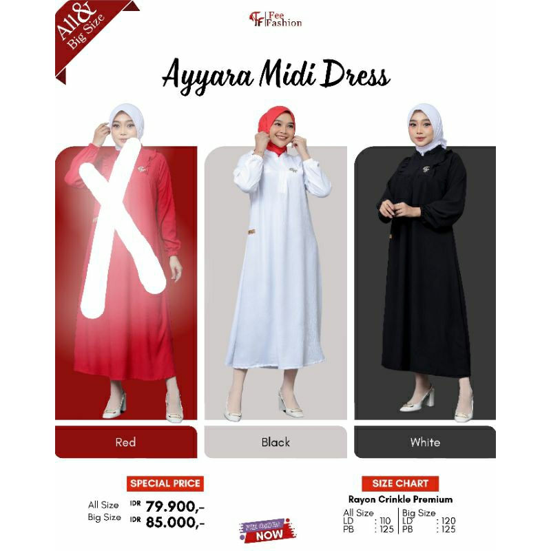 Ayyara midi dress