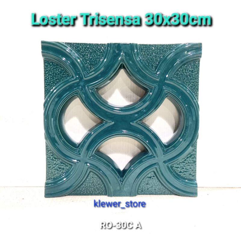 Loster Trisensa 30x30cm/ roster keramik dinding / angin angin ruangan