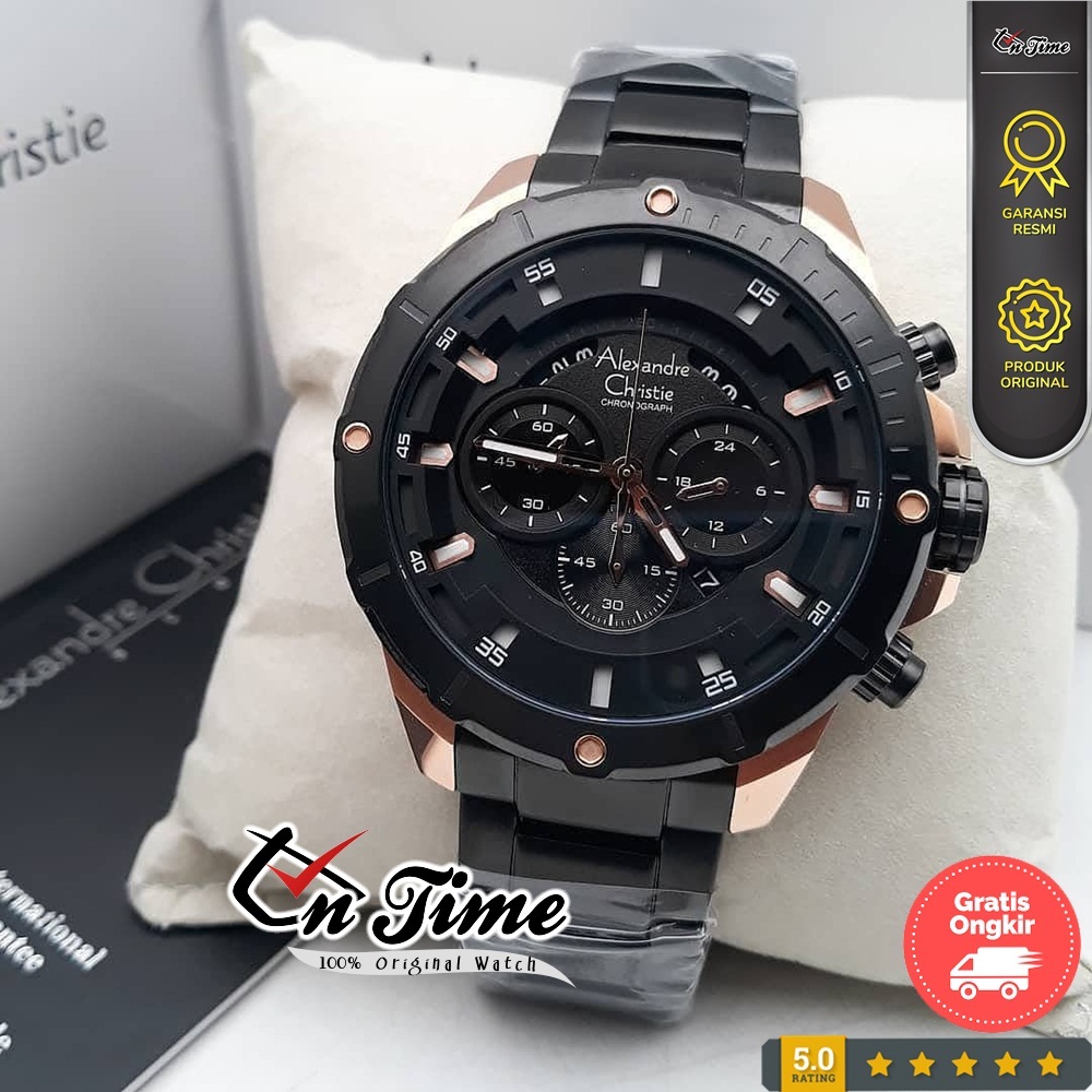 Alexandre Christie Pria AC 6529 MC Chronograph Jam Tangan