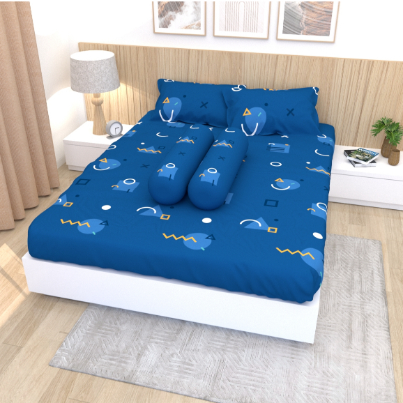 Adela Sprei Set MEMPHIS T20 cm - Sprei Set Tanpa Bedcover