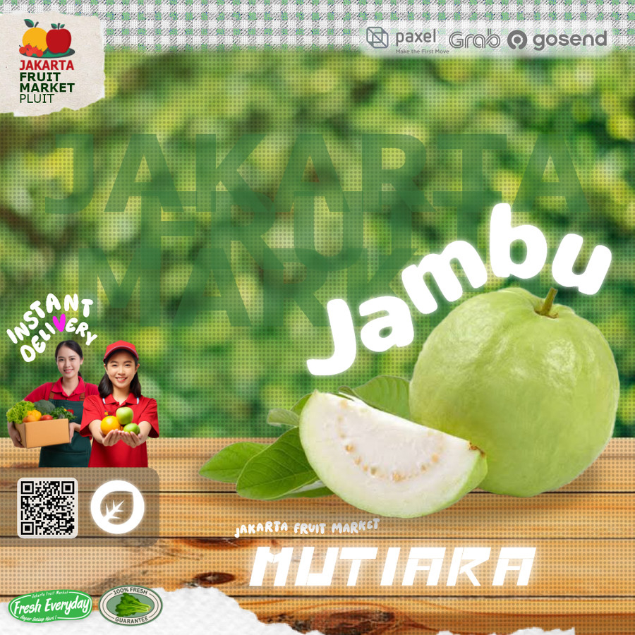 

JAMBU MUTIARA buah biji kelutuk fresh