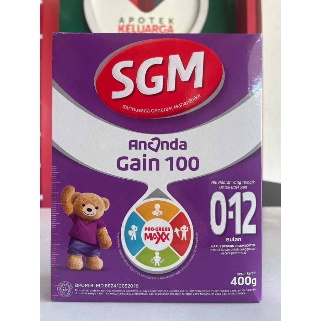 SGM Ananda Gain 100 0-12 bulan 400g #susu bayi #susu formula