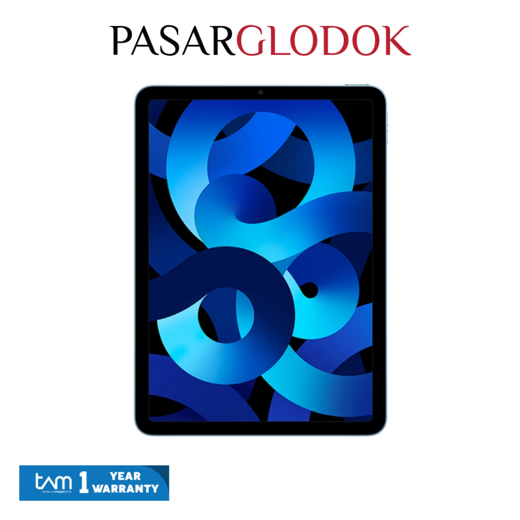 Apple Ipad Air 5 Blue 256 GB (Gen 5) Wifi -Gransi Resmi