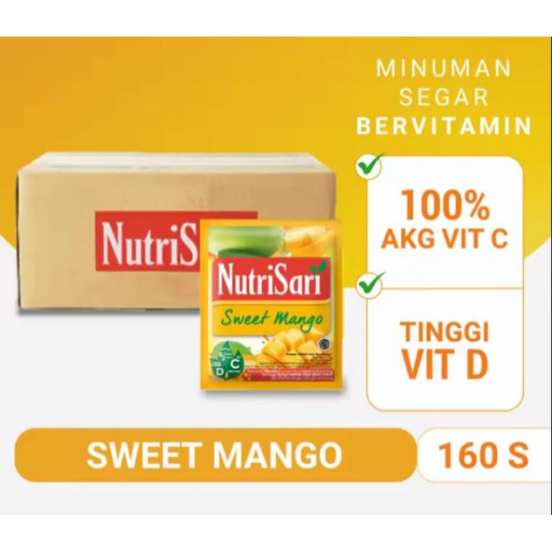 

Nutrisari sweet mango 1 dus