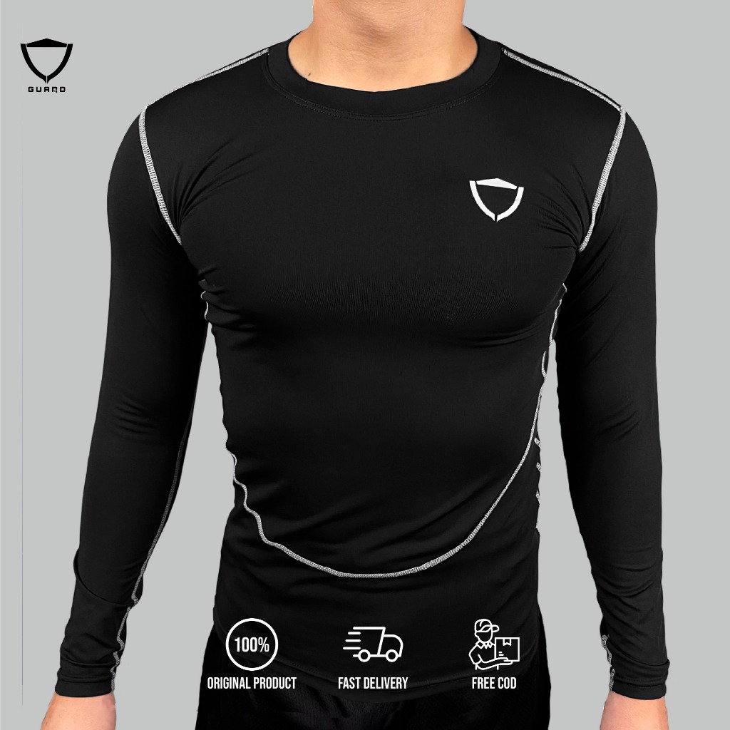 LONG SLEEVE COMPRESSION GUARD BAJU OLAHRAGA LENGAN PANJANG PROCOMBAT
