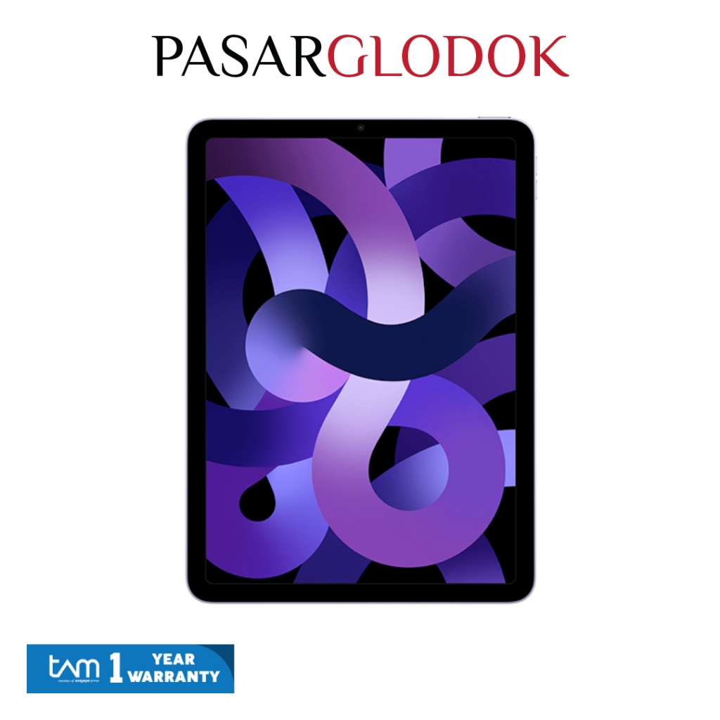 Apple Ipad Air 5 Purple 256 G ( Gen 5) Wifi -Garansi Resmi