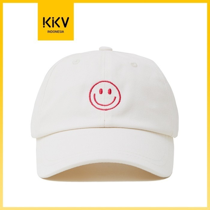 KKV Smile Emoji Hat Topi Baseball Cap Topi Bisbol Bordir Emoji