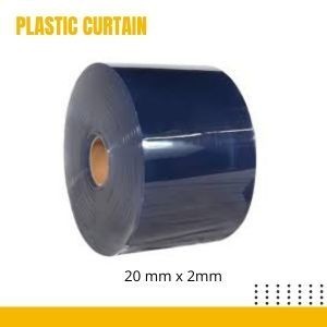TIRAI PLASTIK PVC CURTAIN TRANSPARAN BLUE PLASTIK CURTAIN