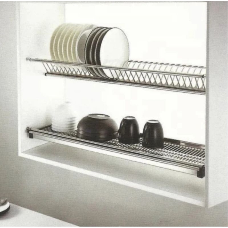 RAK PIRING DAPUR STAINLESS / RAK PIRING KABINET KITCHEN SET