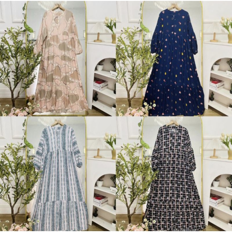 gamis daster rayon premium