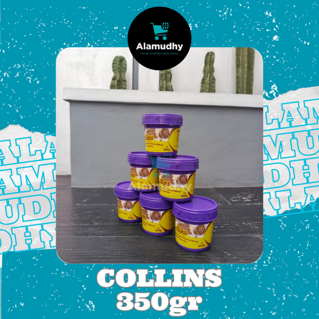 

RB Collins Choco Crunchy 350gr/ Selai Roti / Toping Donat Collins / Selai Donat / Collins Selai