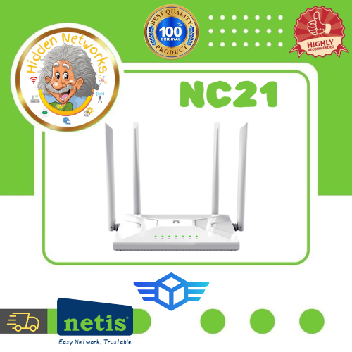 NETIS NC21 AC1200 Wireless Dual Band Router NETIS
