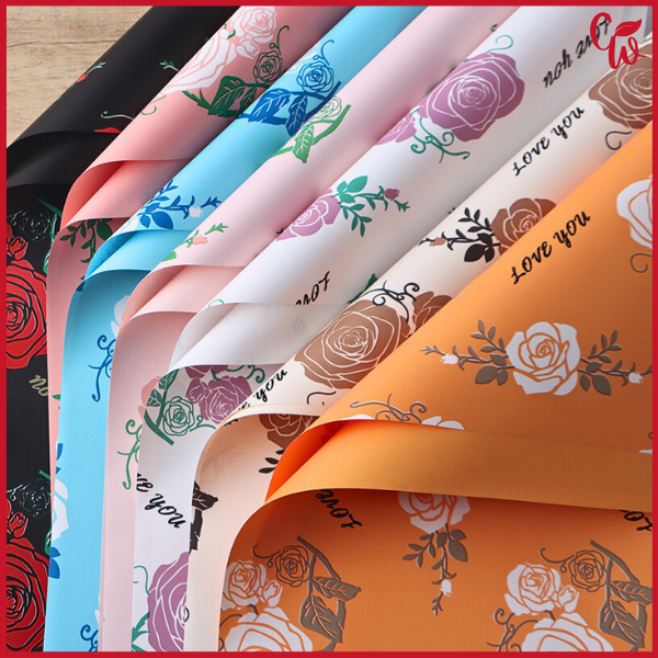 

Kertas Buket Flower Pattern Cellophane Flower Wrapping Ecer Perlembar KB6177
