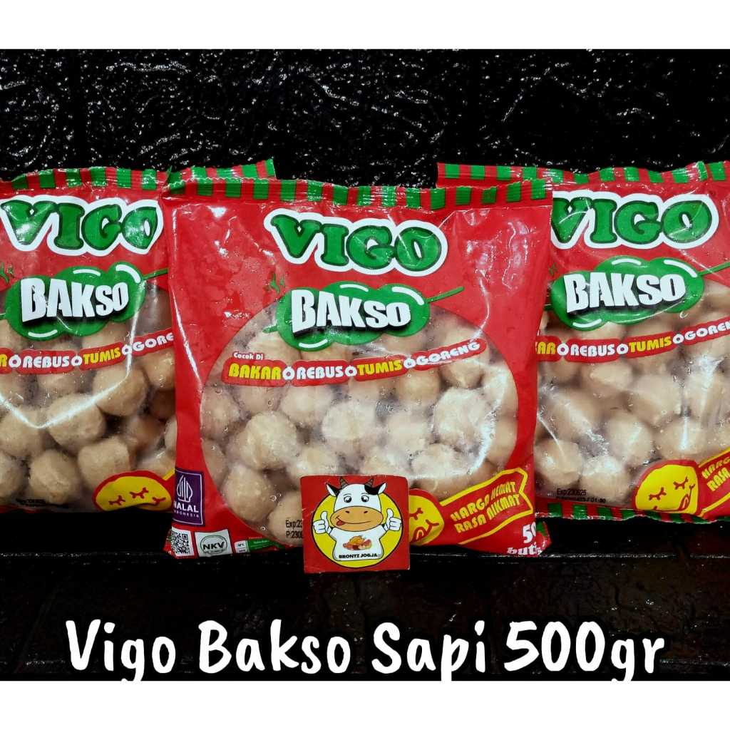 

VIGO BAKSO SAPI 500GR-FROZEN FOOD-BRONTZ JOGJA