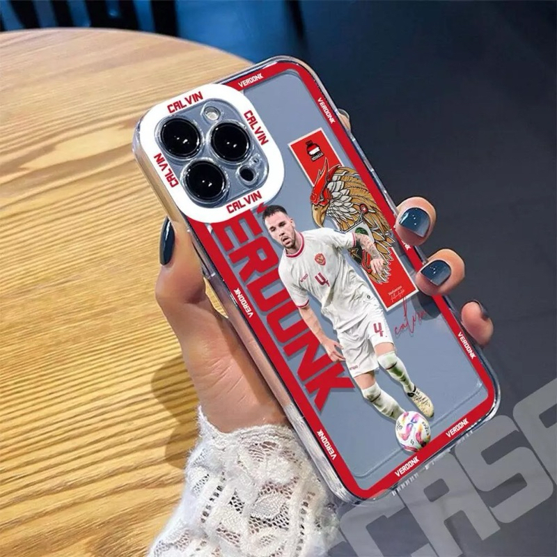 (FA-02) CASE IPHONE 11 MOTIF TIMNAS INDONESIA - TRANSPARAN CLEAR CASE (TYPE LAIN DI CATATAN)