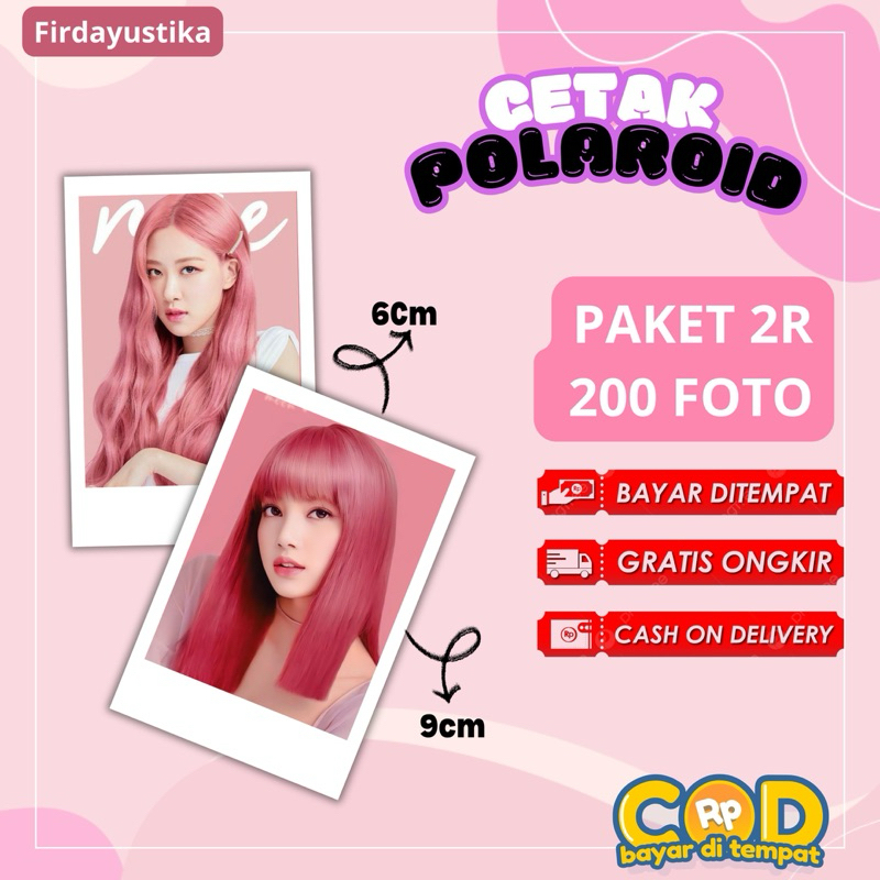 [PAKET 200 FOTO] CETAK FOTO POLAROID PROSES CEPAT