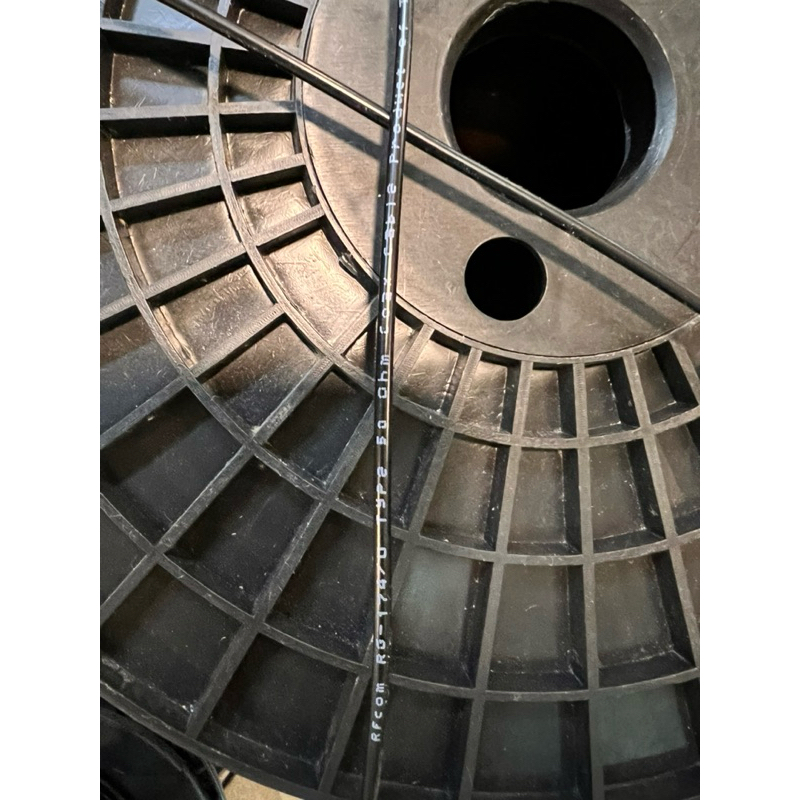 KABEL COAXIAL RG174/U IMPEDANSI 50OHM FULL TEMBAGA INTI SERABUT MERK RFcom MADE IN TAIWAN ORiGiNAL H