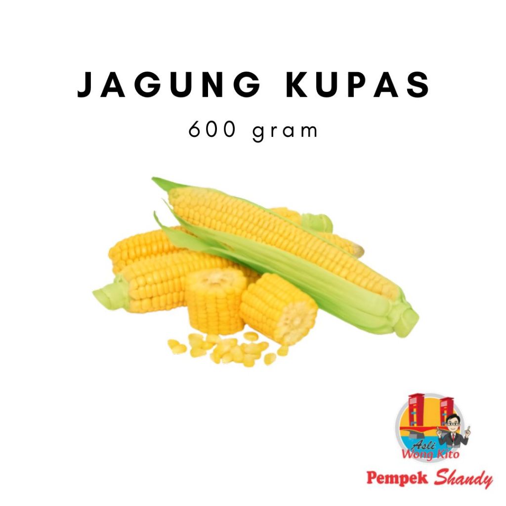 

Jagung Kupas 600gram