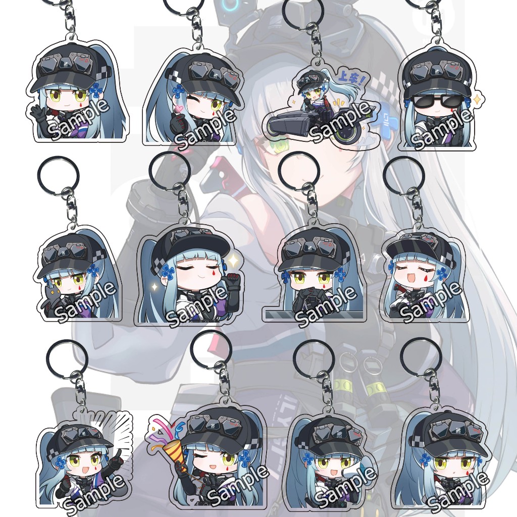 Gantungan Kunci Girls' Frontline Klukai HK416 all - Ganci - Key Chain - Anime - Game