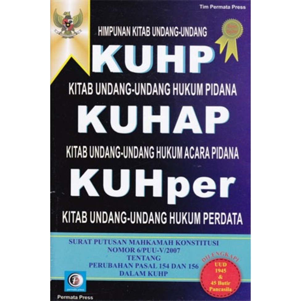 Gramedia Makassar - Himpunan Kitab Undang Undang KUHP KUHAP KUHper