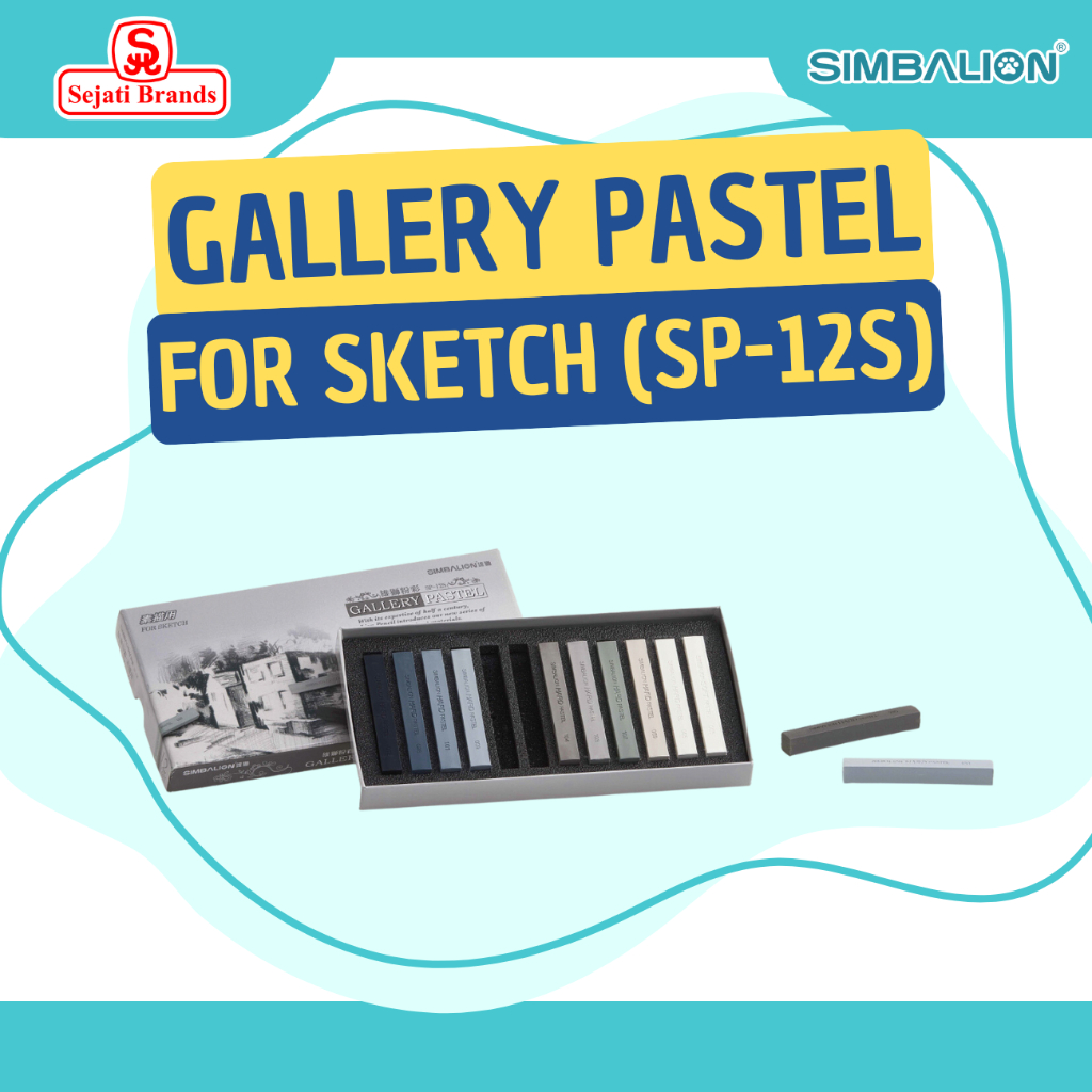 

Simbalion Soft Pastel For Sketch 12 Colors SP-12S - 1pack