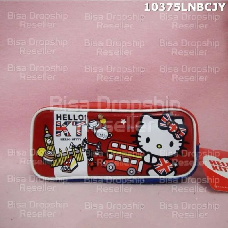 

TEMPAT PENSIL BAHAN KAIN // MOTIF hello kitty