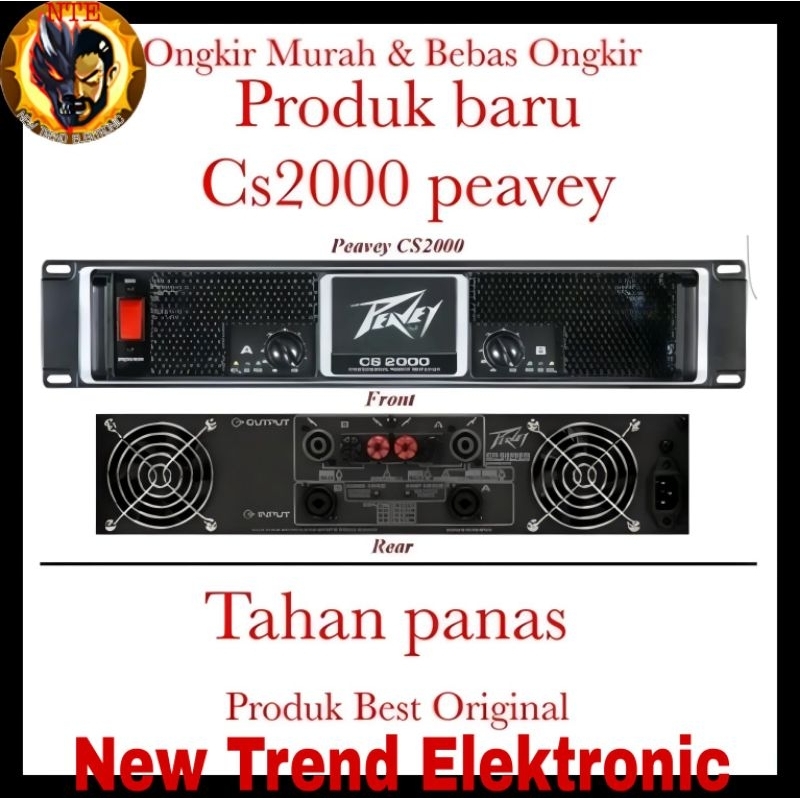 power Audio Sound system Peavey cs2000 produk baru tahan panas