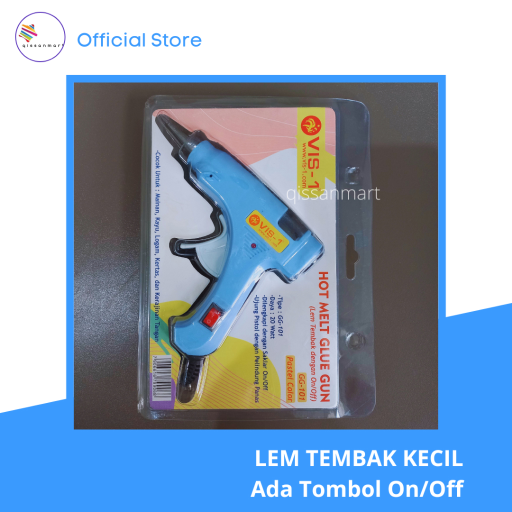 Alat Lem Tembak Kecil Dengan Tombol On/Off