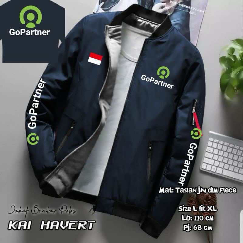 JAKET PRIA GO PARTNER / BOMBER GO PARTNER
