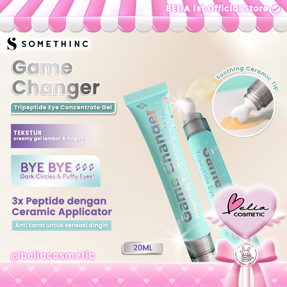 ❤ BELIA ❤ SOMETHINC GAME CHANGER Tripeptide Eye Concentrate Gel 20ml | Merawat kontur kulit disekita