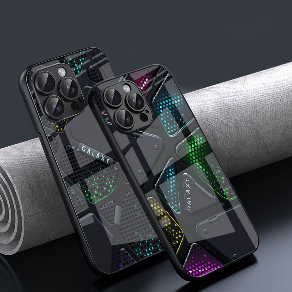 Softcase Kaca Kilau Semua Tipe Hp Oppo A3 PRO A3X A60 A18 A58 Vivo Y28 Y03 Y18 V29E Y21 Y17S Sam A06