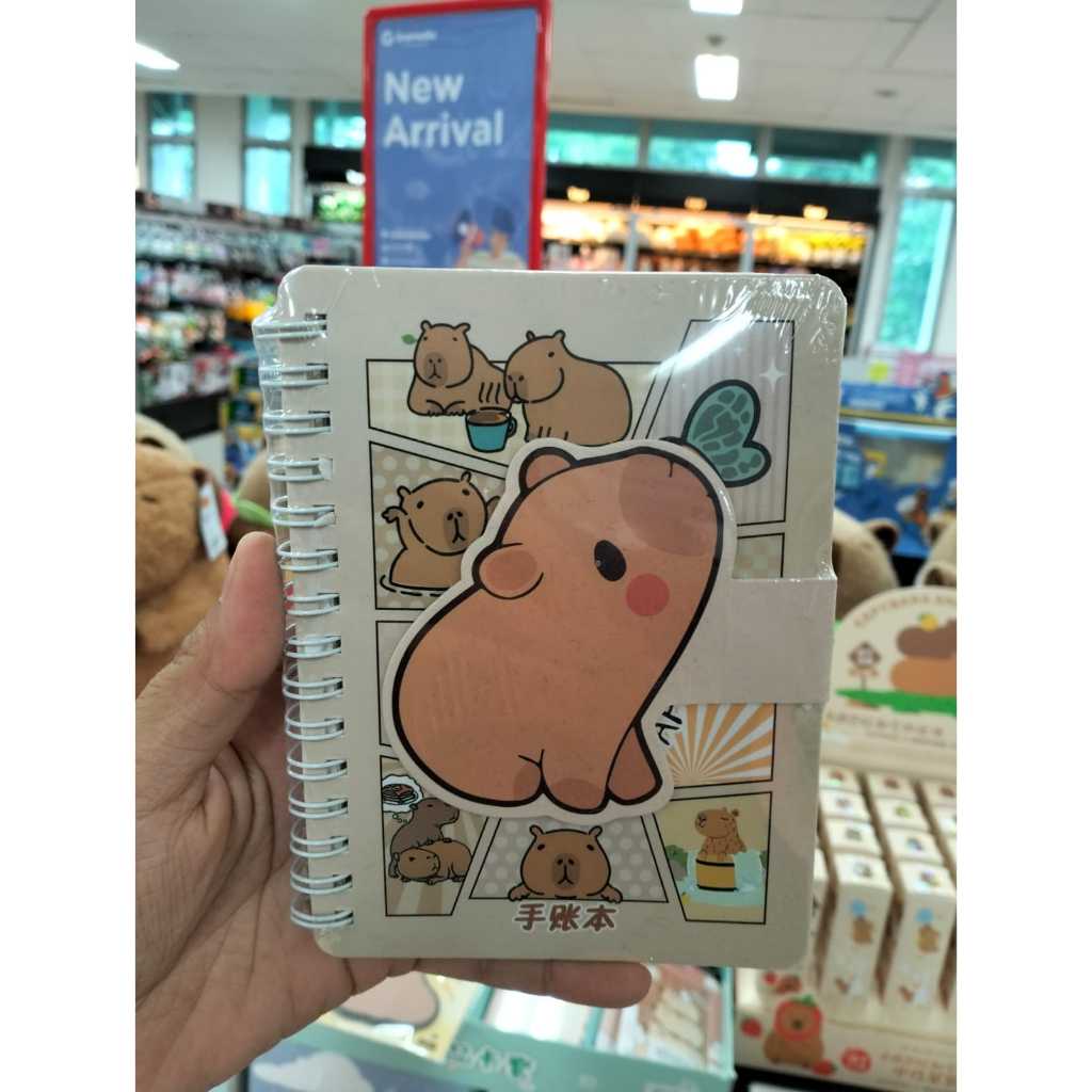 

Gramedia - KAKO CAPYBARA MINI SPIRAL NOTES W/ MAGNETIC LOCK A6 ATS-1193
