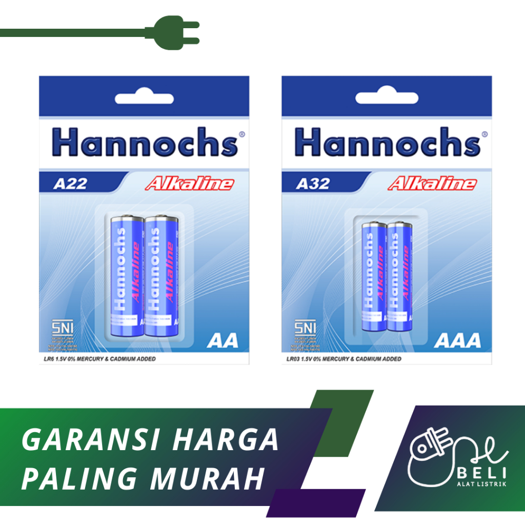 Baterai Alkaline Hannochs Alkaline