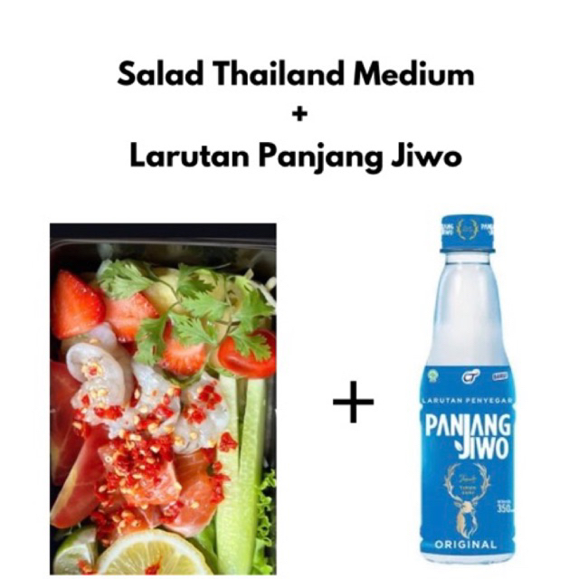 

BUNDLING SALAD THAILAND MEDIUM + LARUTAN PANJANG JIWO