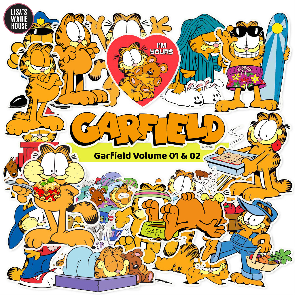 

Sticker Garfield Volume 01-02