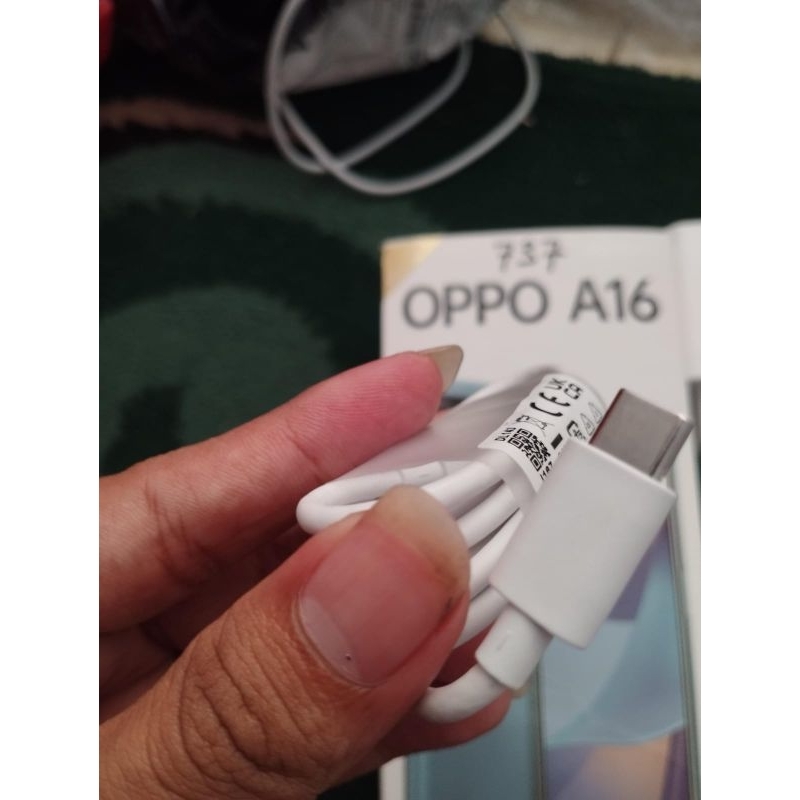 kabel ori oppo type c fast charging