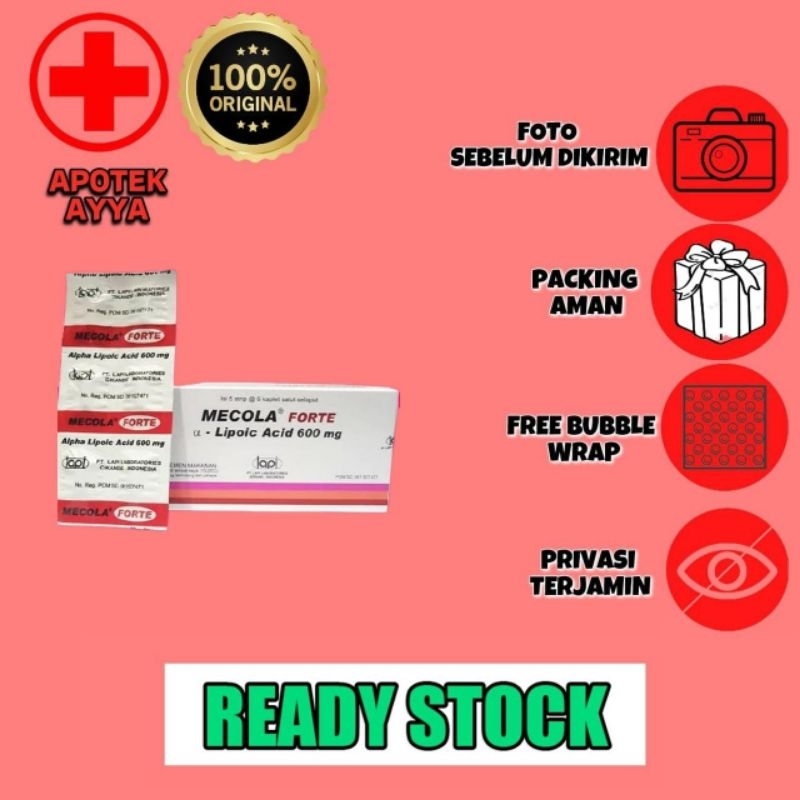 Mecola 300mg isi 30 Kaplet Original