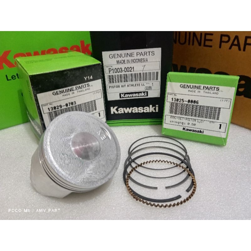 piston kit Athlete os 50 piston ring piston AX125 os 50