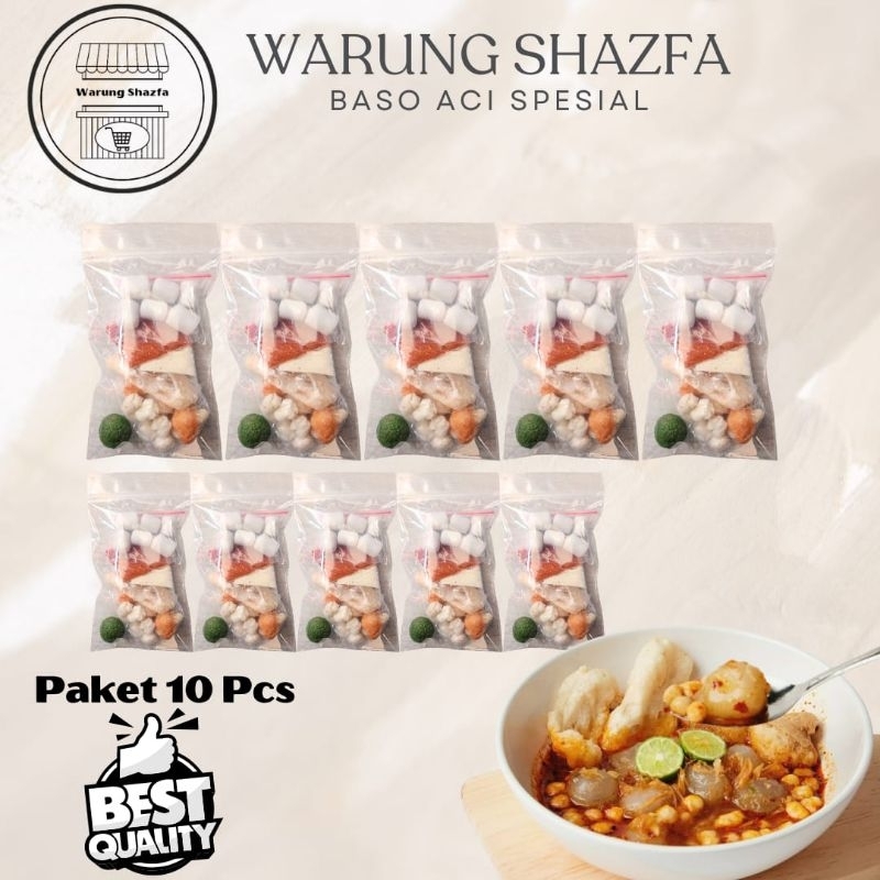 

BASO ACI MURAH / BAKSO / PAKET HEMAT BASO ACI 10 BUNGKUS