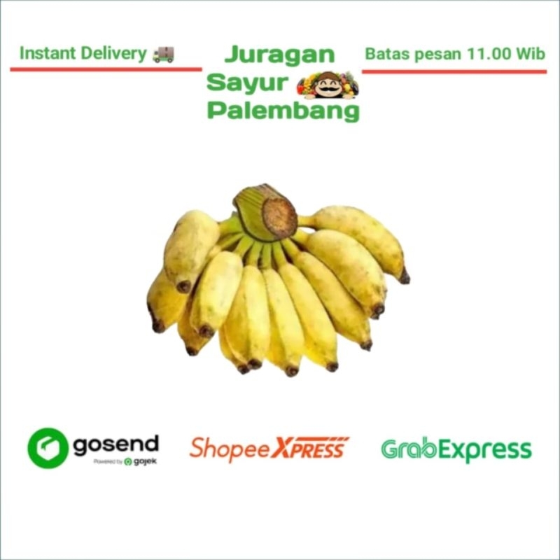 

Pisang Gedah 1 Sisir - Juragan Sayur Palembang