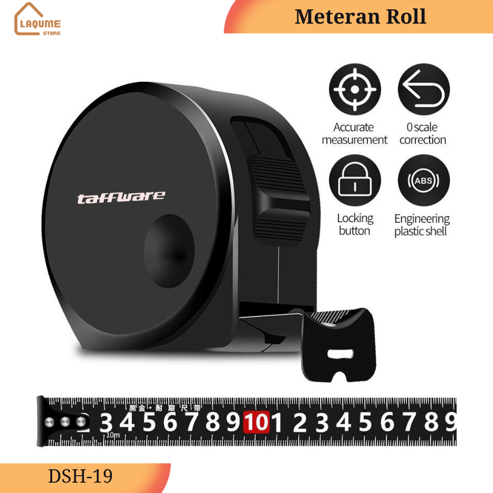 Taffware Meteran Roll Tape Measure Lock System