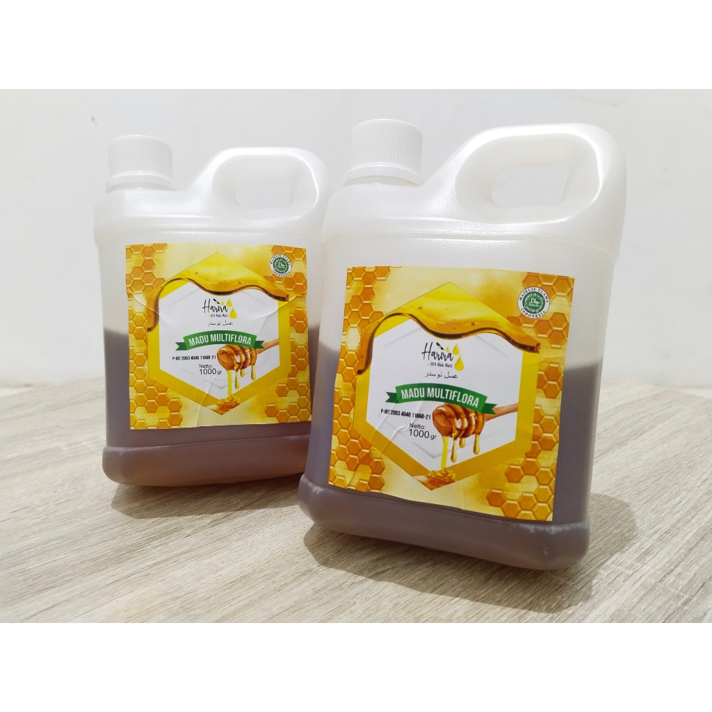 

Madu Murni Nectar Bunga Multiflora Lebah Apis Mellifera / Madu Asli 1Kg