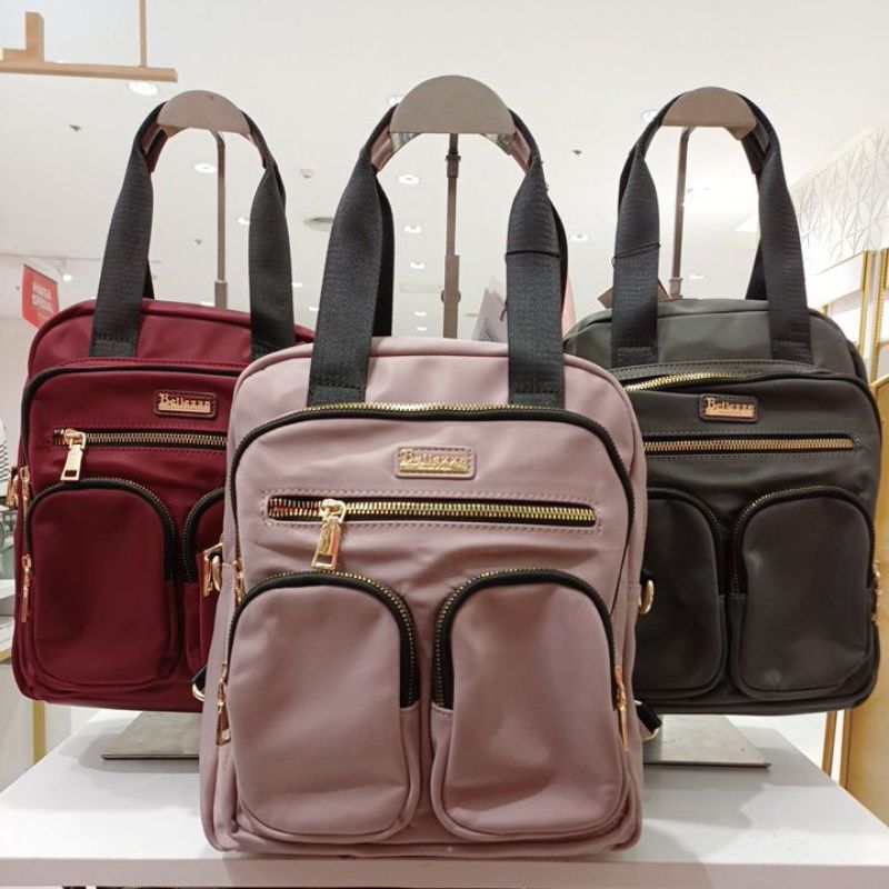 Tas Wanita Handbag Selempang Ransel Bellezza Cz210 Original Depstore - Parasut Ringan 3 in 1