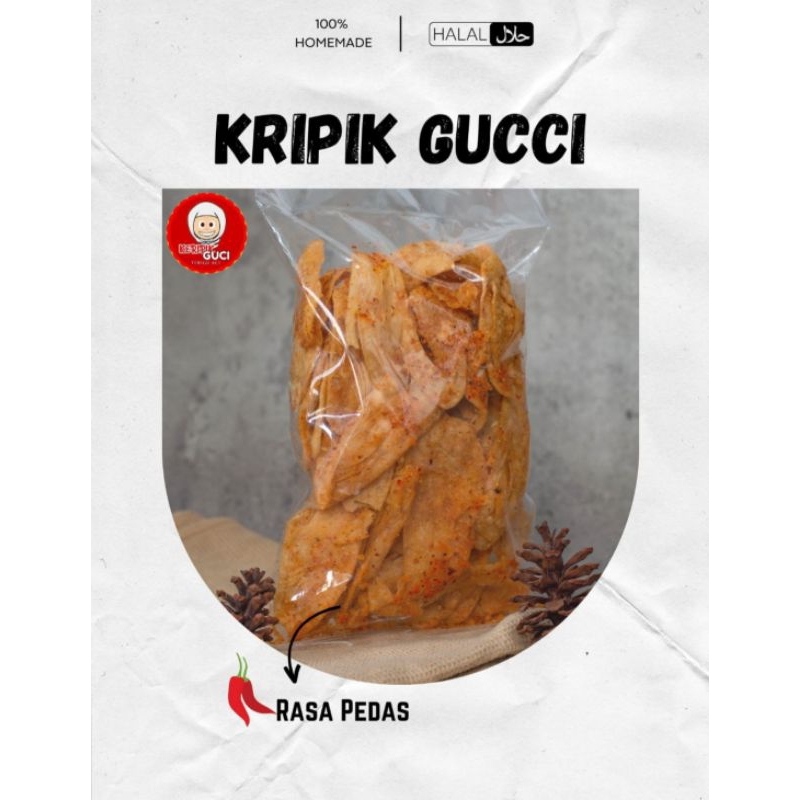

Kripik Gucci Premium Banyak Rasa